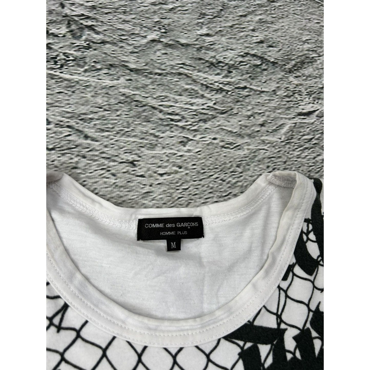 Comme Des Garcons T-shirt Gothic AW2019 MIKITYPE graphic tee