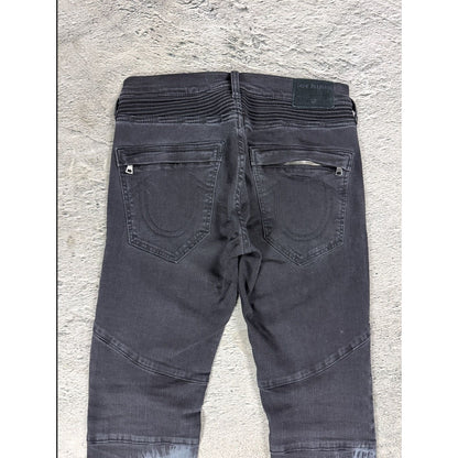 True Religion jeans biker rocco washed Y2K slim skinny