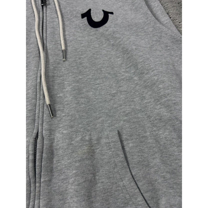 True Religion zip hoodie vintage big logo Y2K
