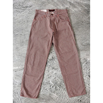 Evisu Yamane jeans vintage red casual pants