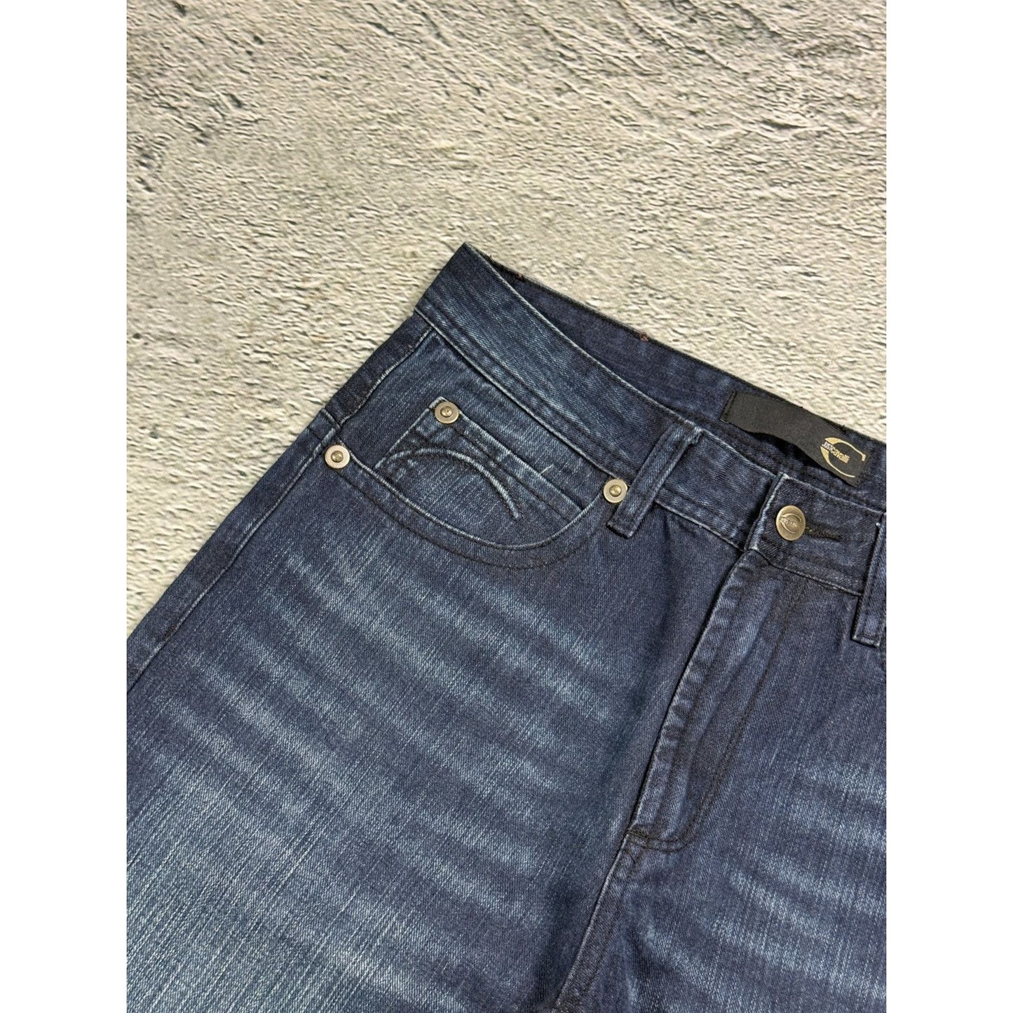 Just Cavalli Jeans Embroidery dark navy blue