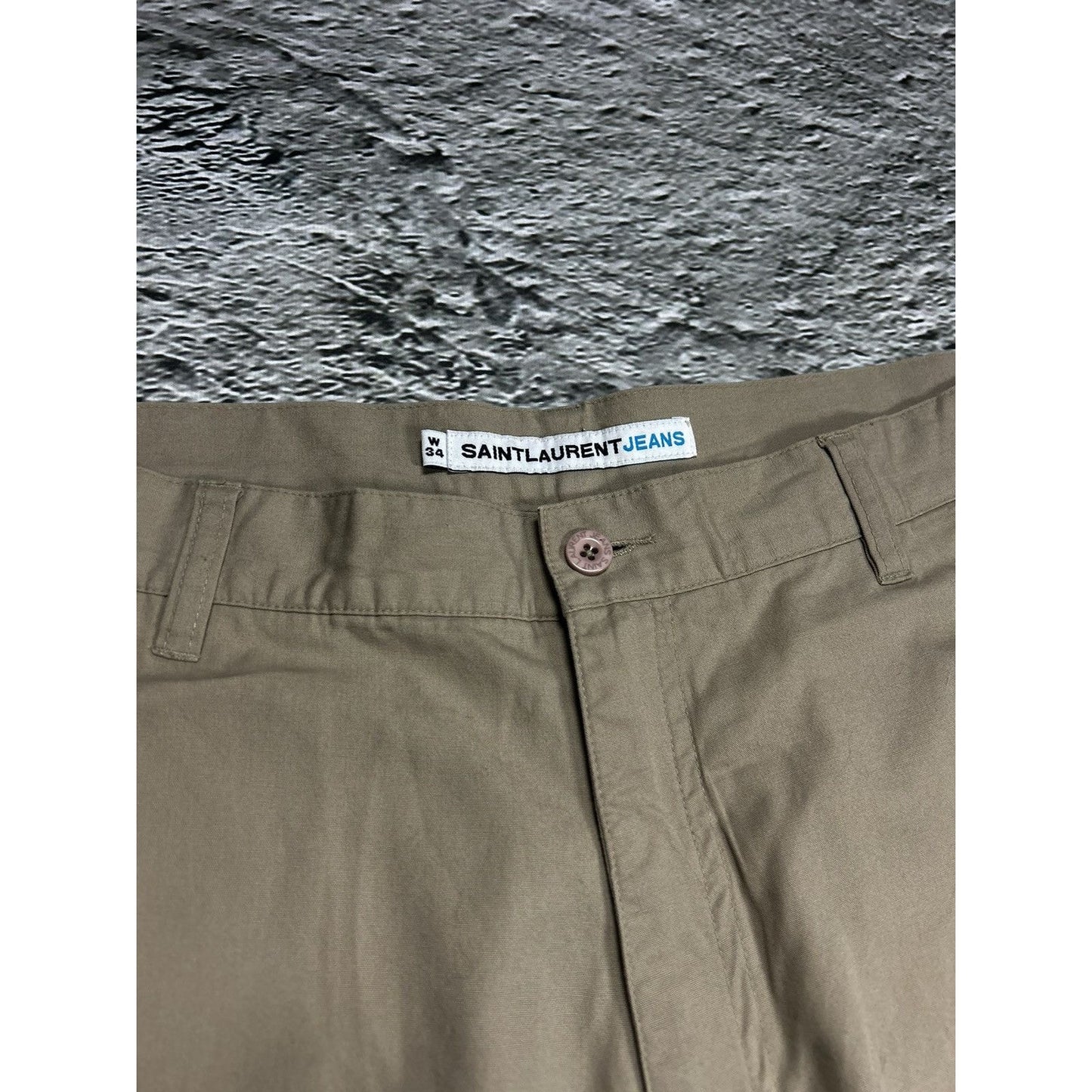 Saint Laurent Paris Jeans vintage YSL beige chino pants