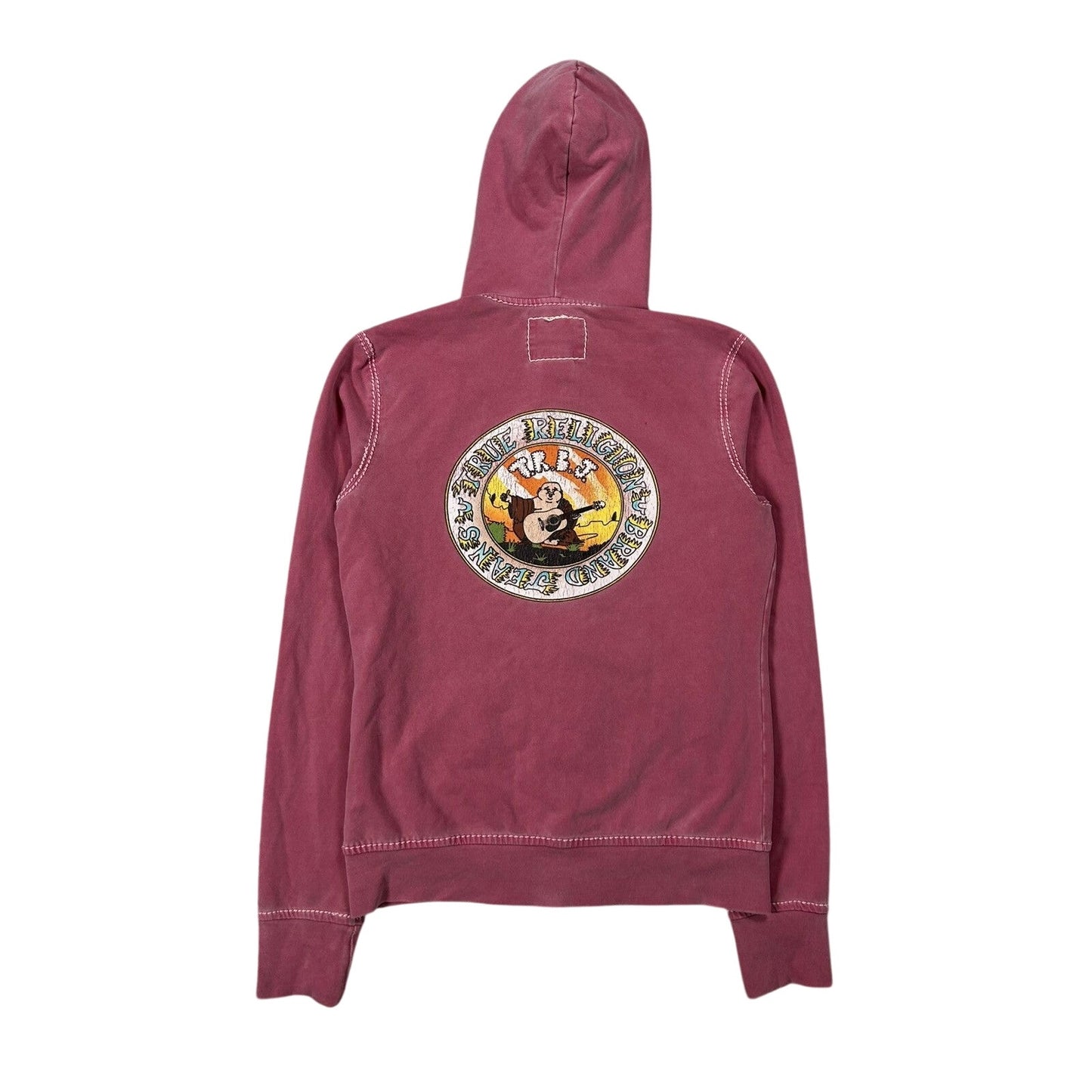 True Religion zip hoodie pink Y2K