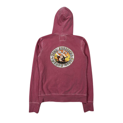 True Religion zip hoodie pink Y2K