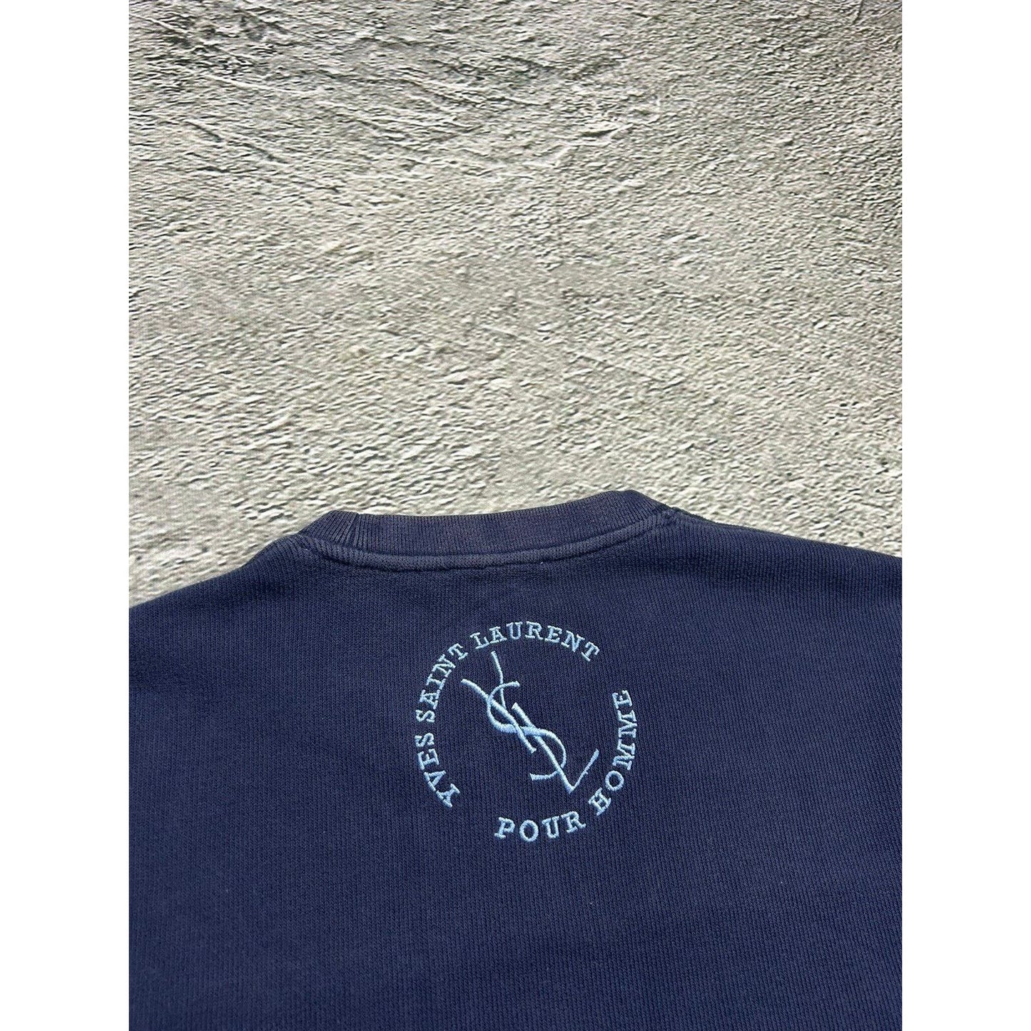 90s Yves Saint Laurent vintage sweatshirt big YSL logo