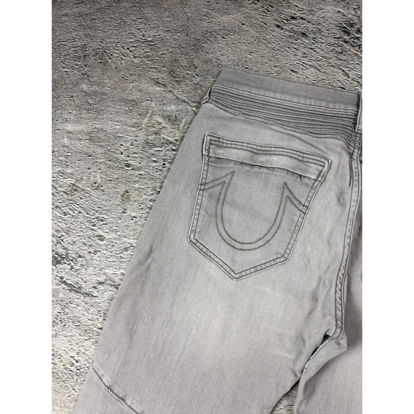 True Religion jeans biker rocco washed Y2K slim skinny