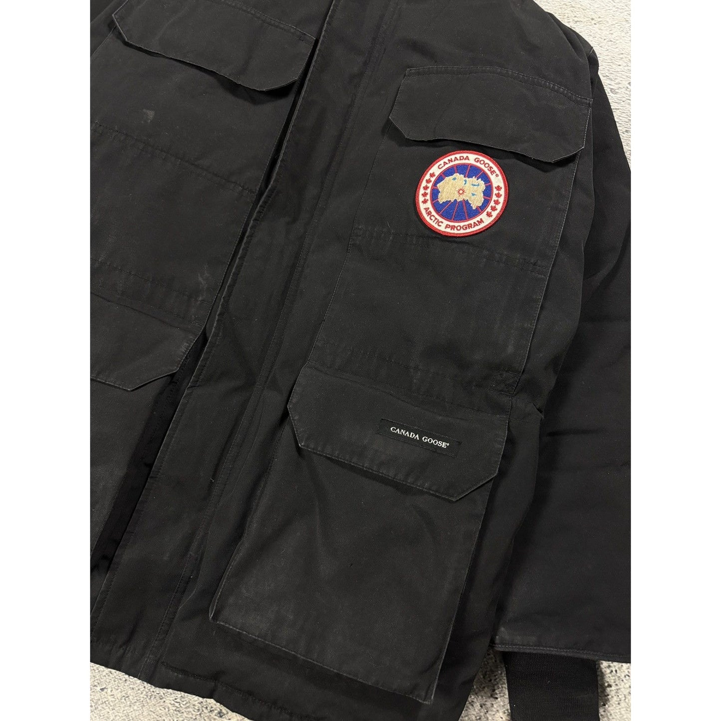 Canada Goose vintage black expedition parka jacket puffer
