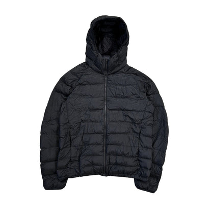 Uniqlo Puffer Jacket Hooded black ultra light down