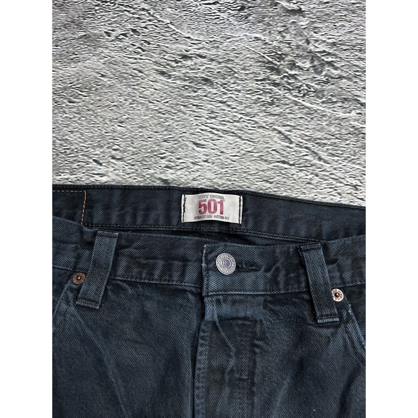 Levi’s 501 vintage black jeans denim pants