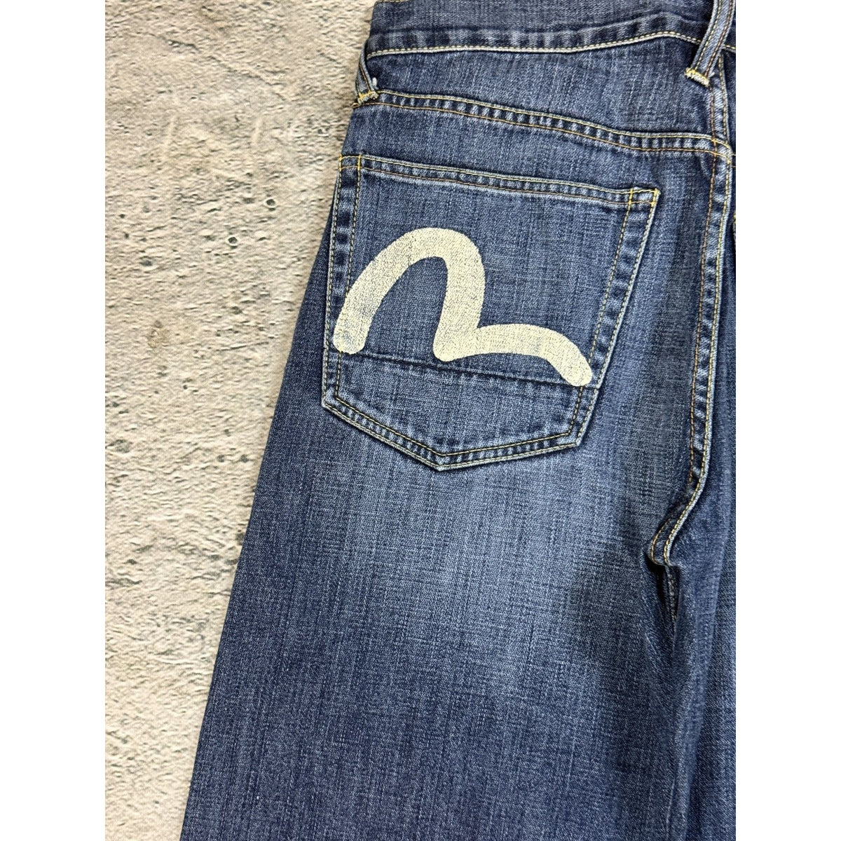 Evisu jeans vintage seagull logo selvedge