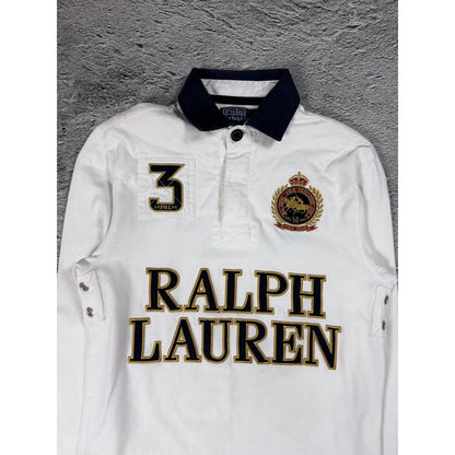 Chief Keef Polo Ralph Lauren longsleeve big logo White