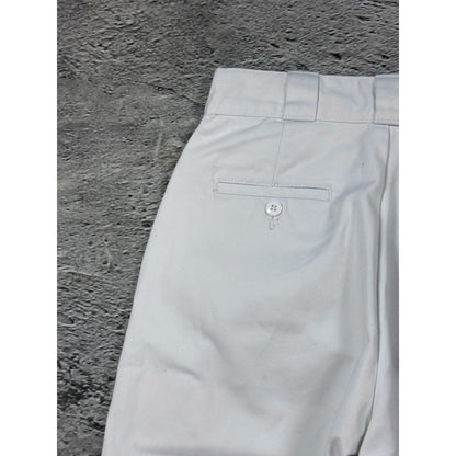 Dickies white pants workwear vintage straight fit