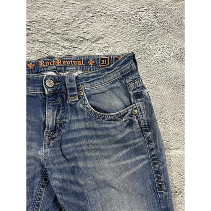 Rock Revival vintage blue jeans Y2K flared Tapy