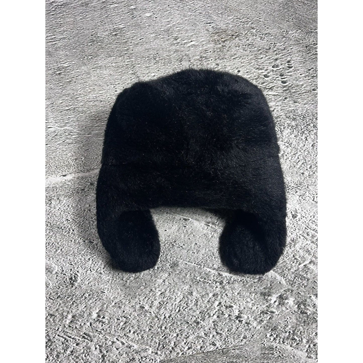 trooper hat vintage Y2K ushanka teddy fur red star