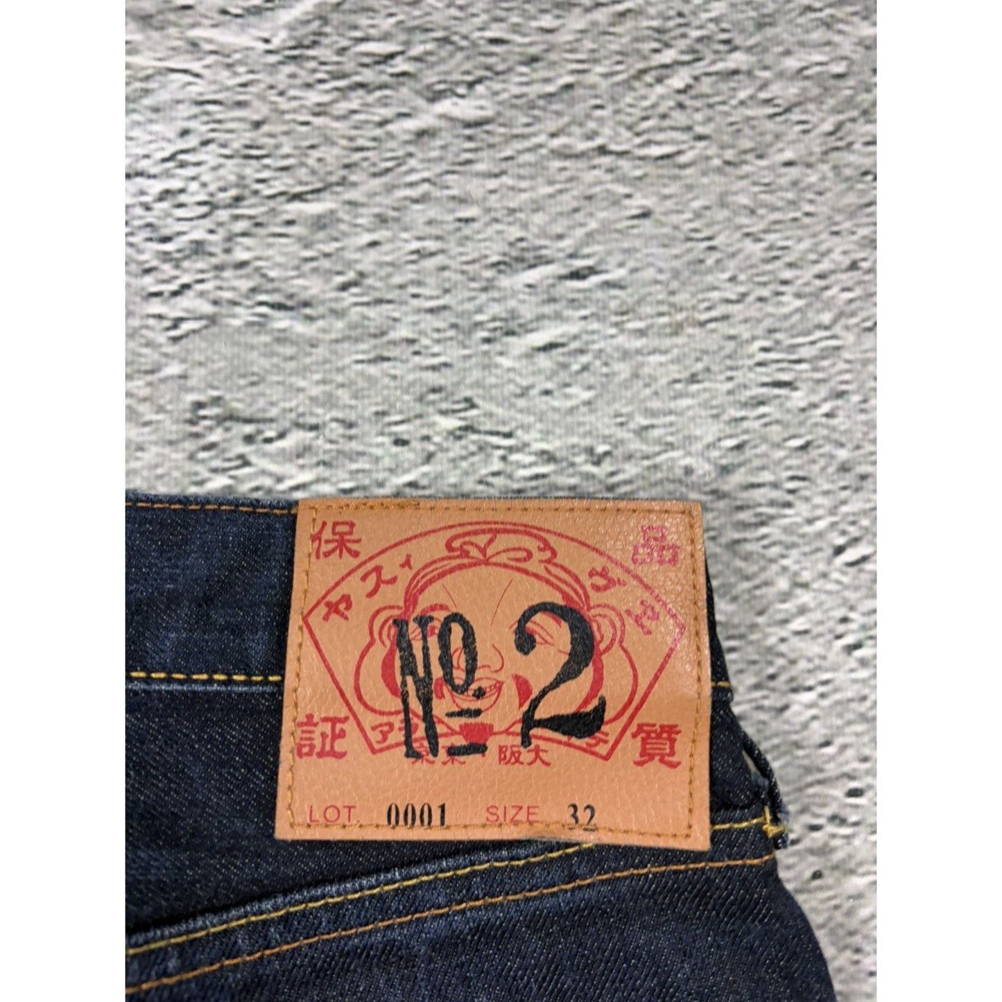Evisu jeans vintage embroidery seagull logo selvedge