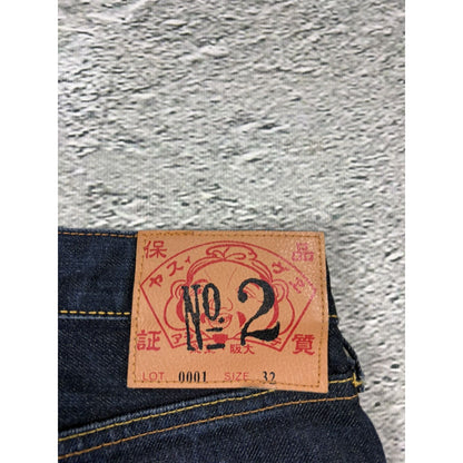 Evisu jeans vintage embroidery seagull logo selvedge