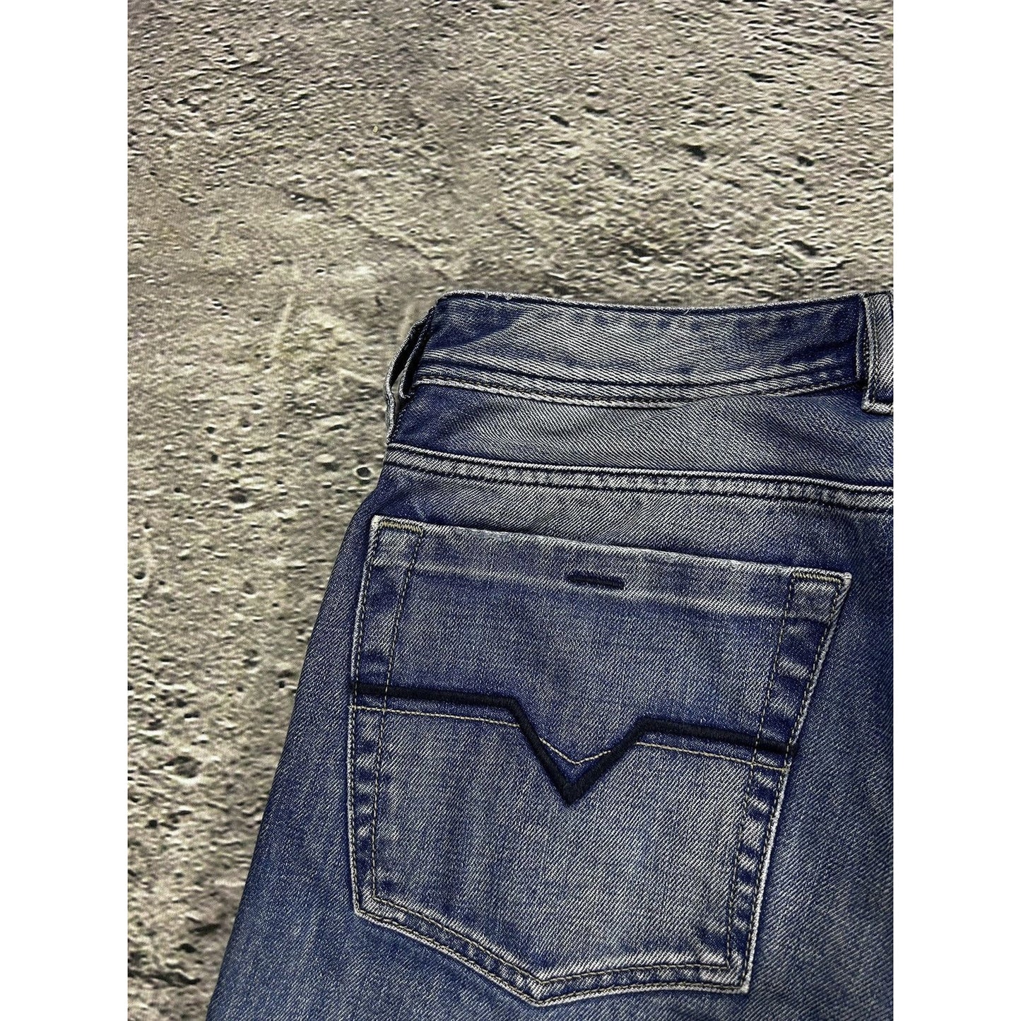 Diesel jeans vintage blue Zathan Y2K bootcut flares