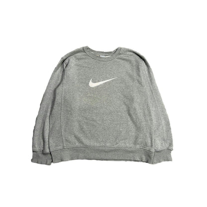 Nike vintage grey sweatshirt big swoosh 2000s