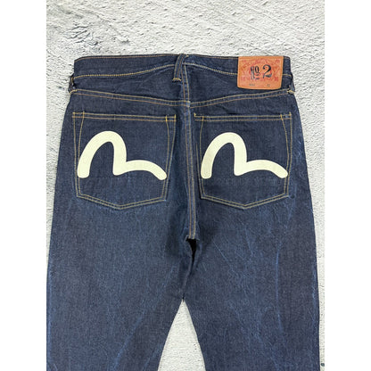 Evisu jeans vintage seagull logo selvedge denim