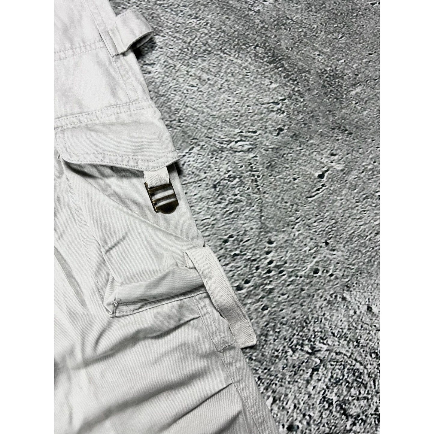 Saix vintage cargo pants beige military flared