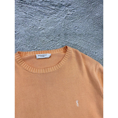 YSL Orange sweater vintage Yves Saint Laurent