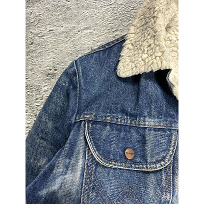 60's Wrangler Sherpa jacket denim vintage blue