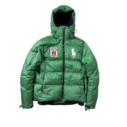 Chief Keef Polo Italy Ralph Lauren Puffer Down Jacket green