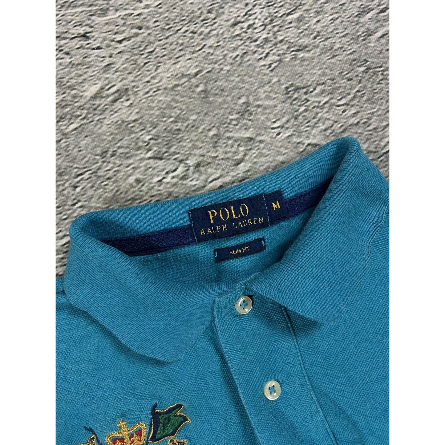 Chief Keef Polo Ralph Lauren big pony turquoise blue white