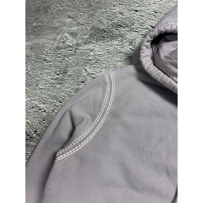 True Religion vintage purple grey zip hoodie thick stitching