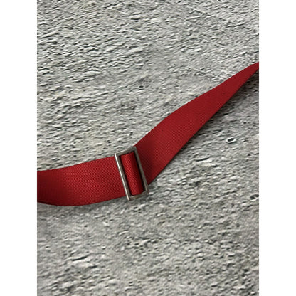 Prada red shoulder bag nylon mini