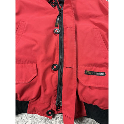 Canada Goose vintage red chilliwack bomber jacket puffer