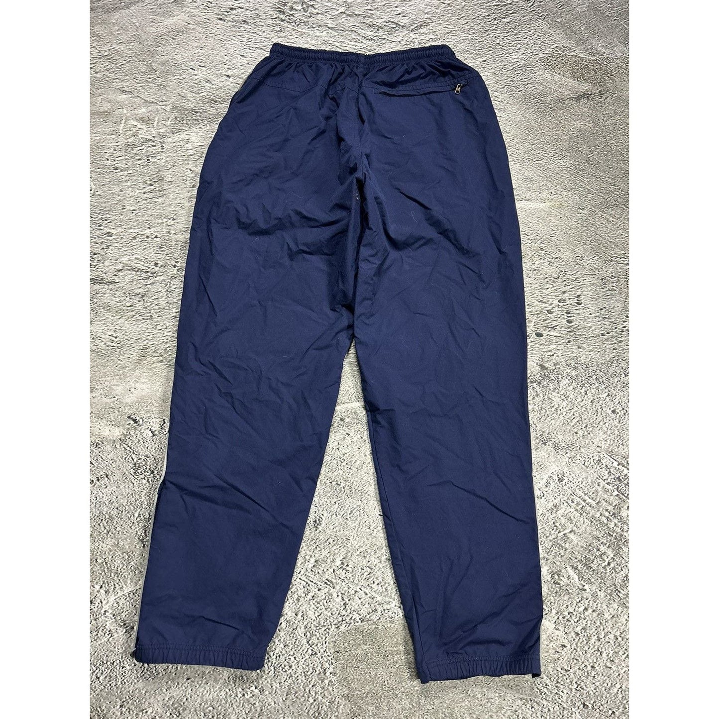 Nike vintage navy nylon track pants drill parachute y2k