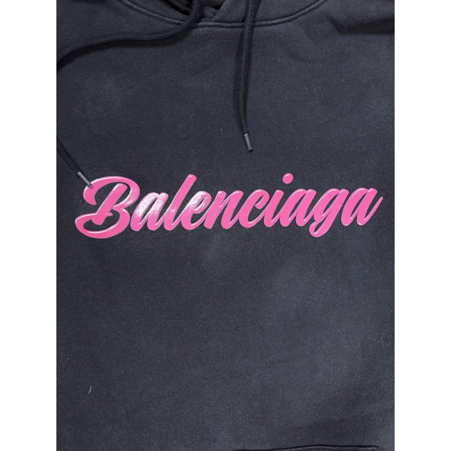 Baleniciaga Barbie hoodie black pink AW19