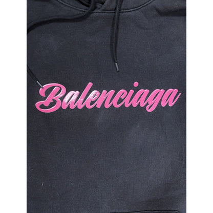Baleniciaga Barbie hoodie black pink AW19