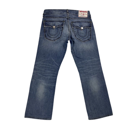 True Religion vintage blue jeans Ricky thick stitching Y2K