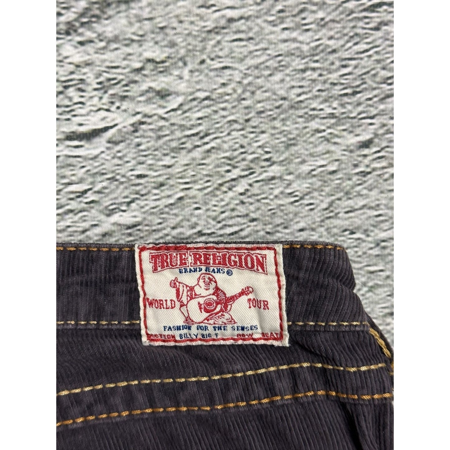 True Religion Billy Big T jeans cords corduroy pants flared