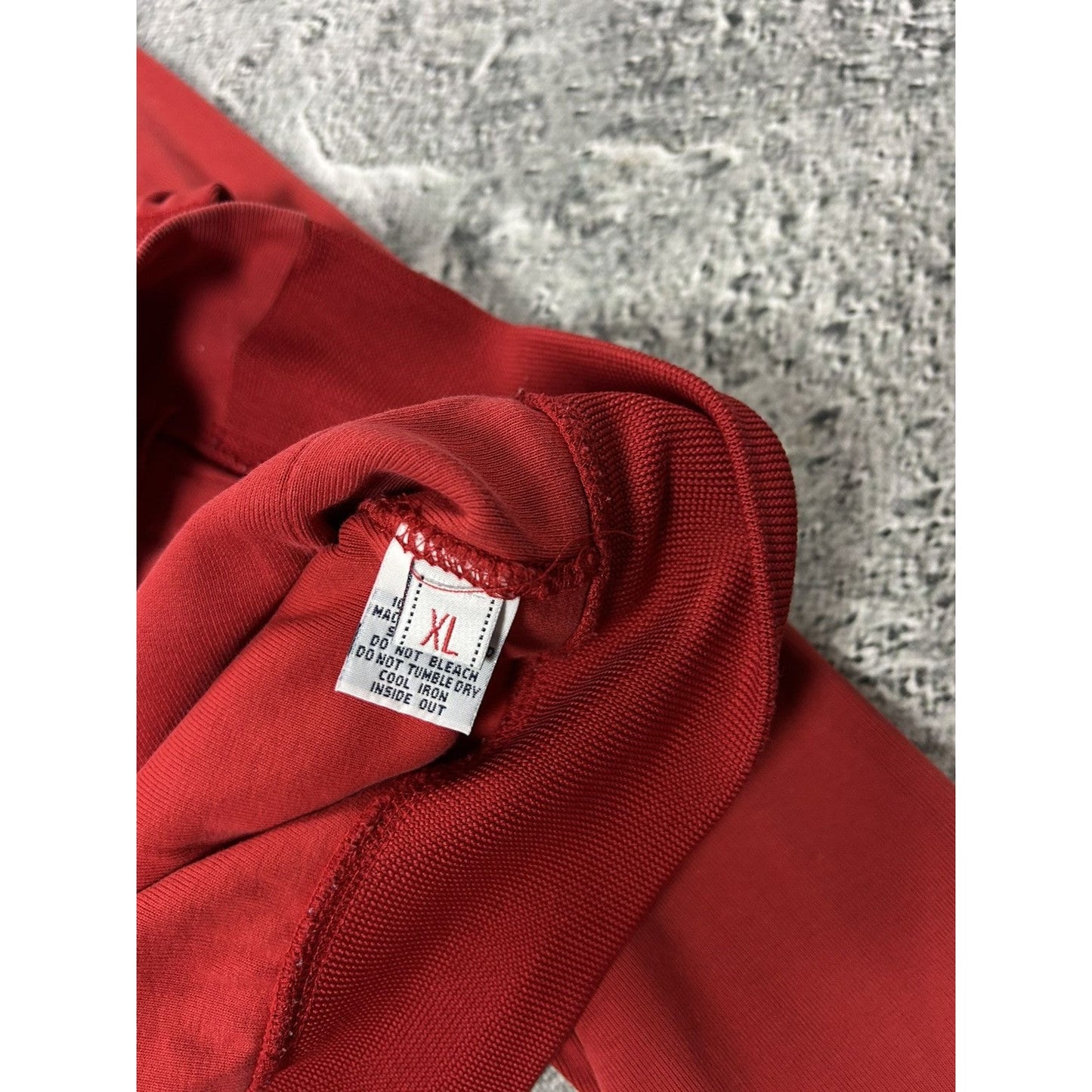 Evisu Mighty varsity jacket red big logo zip sweatshirt