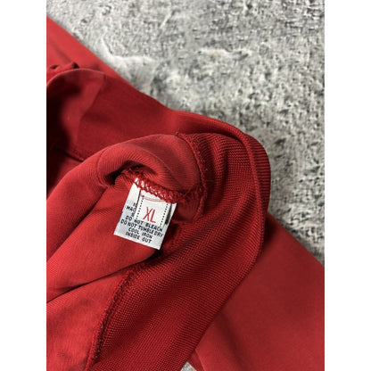 Evisu Mighty varsity jacket red big logo zip sweatshirt