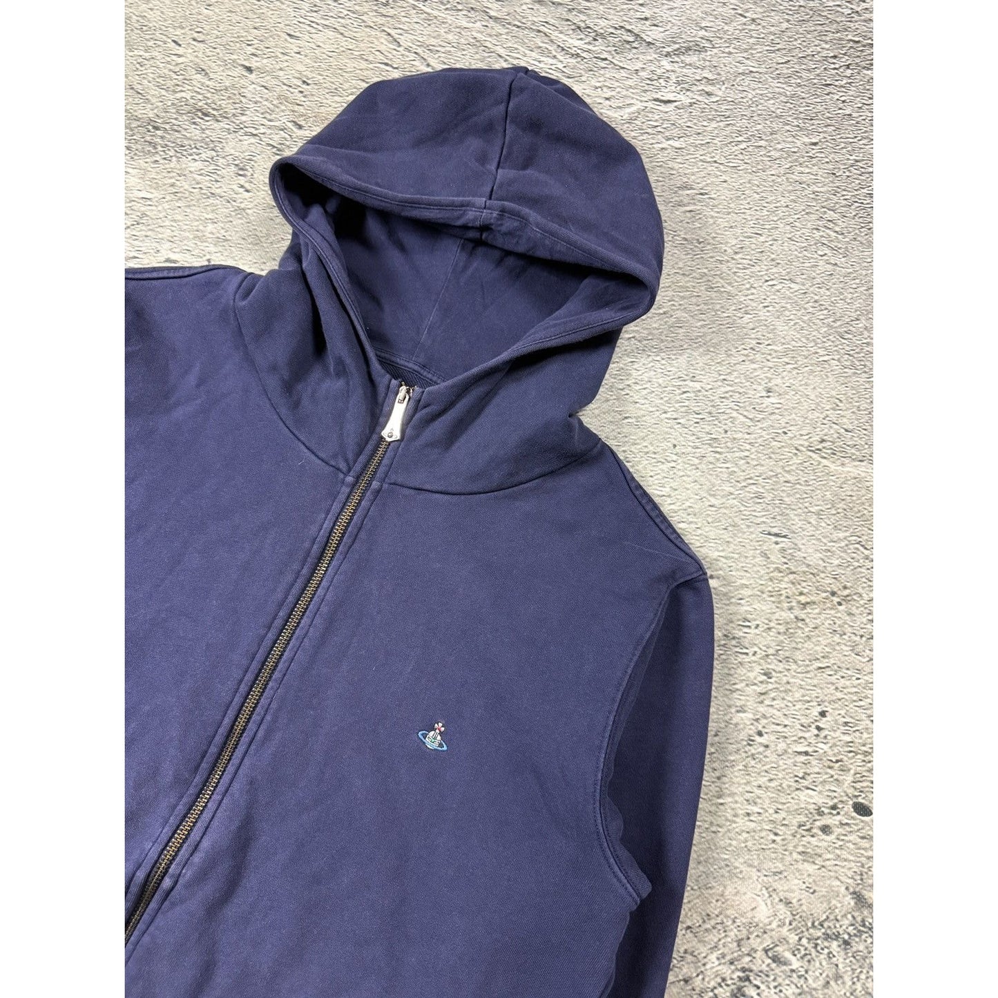 Vivienne Westwood Zip hoodie navy red stripe orb wizzard