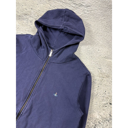 Vivienne Westwood Zip hoodie navy red stripe orb wizzard