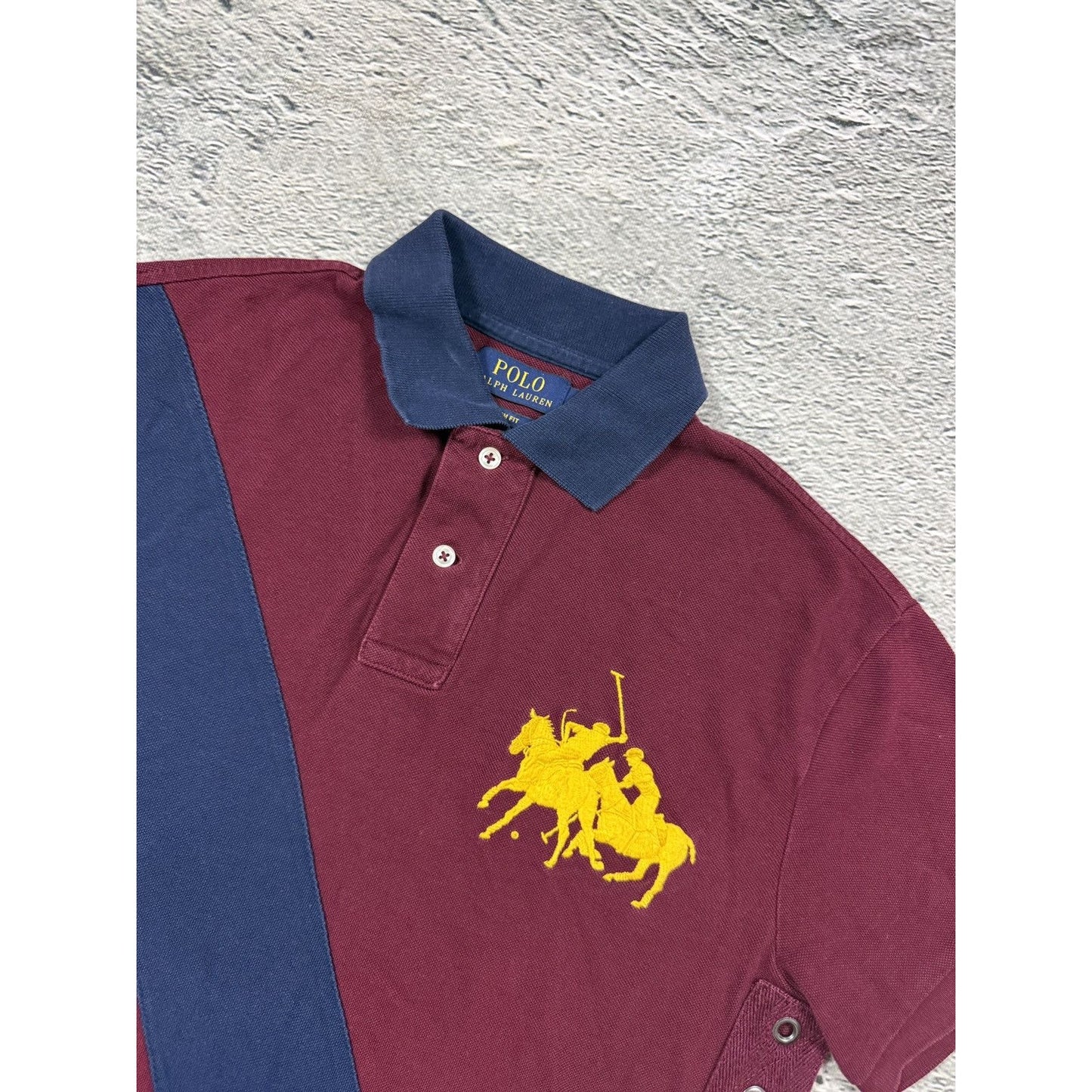 Chief Keef Polo Ralph Lauren T-shirt burgundy red