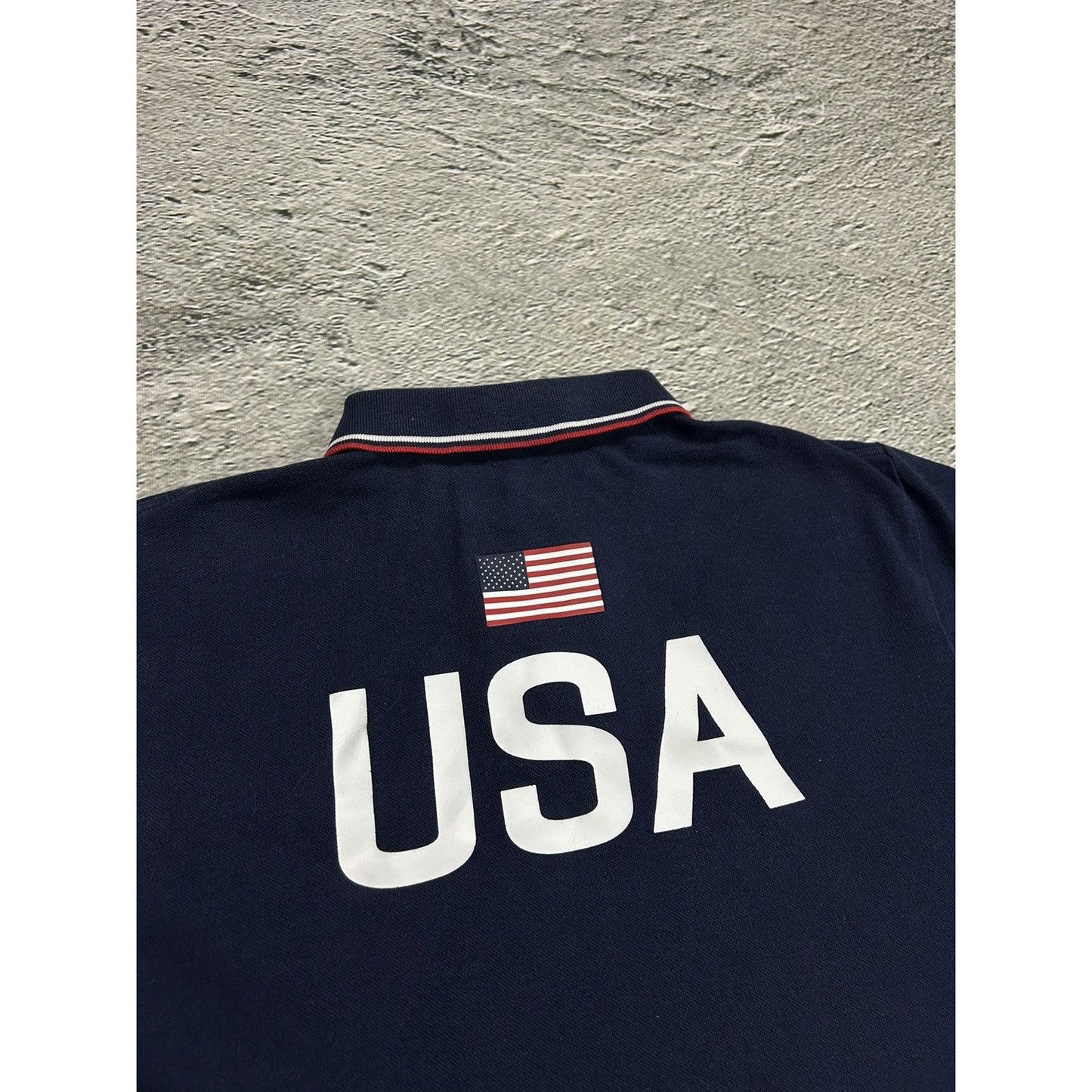 Chief Keef Polo Ralph Lauren vintage navy USA t-shirt