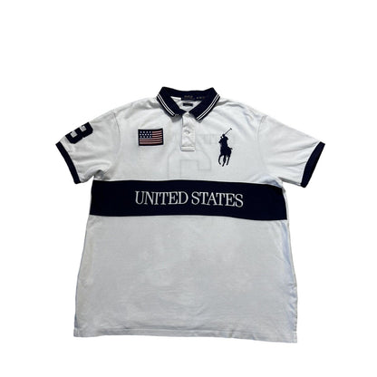 Chief Keef Polo Ralph Lauren vintage white USA T-shirt