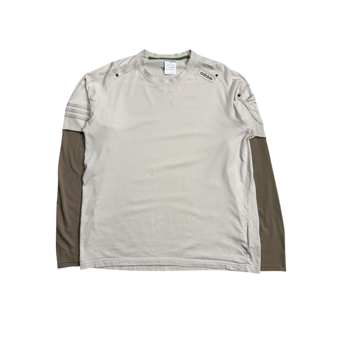Adidas vintage longsleeve Y2K opium beige