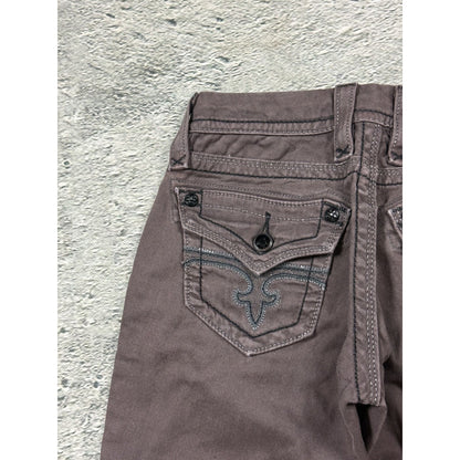 Rock Revival vintage brown jeans Y2K straight