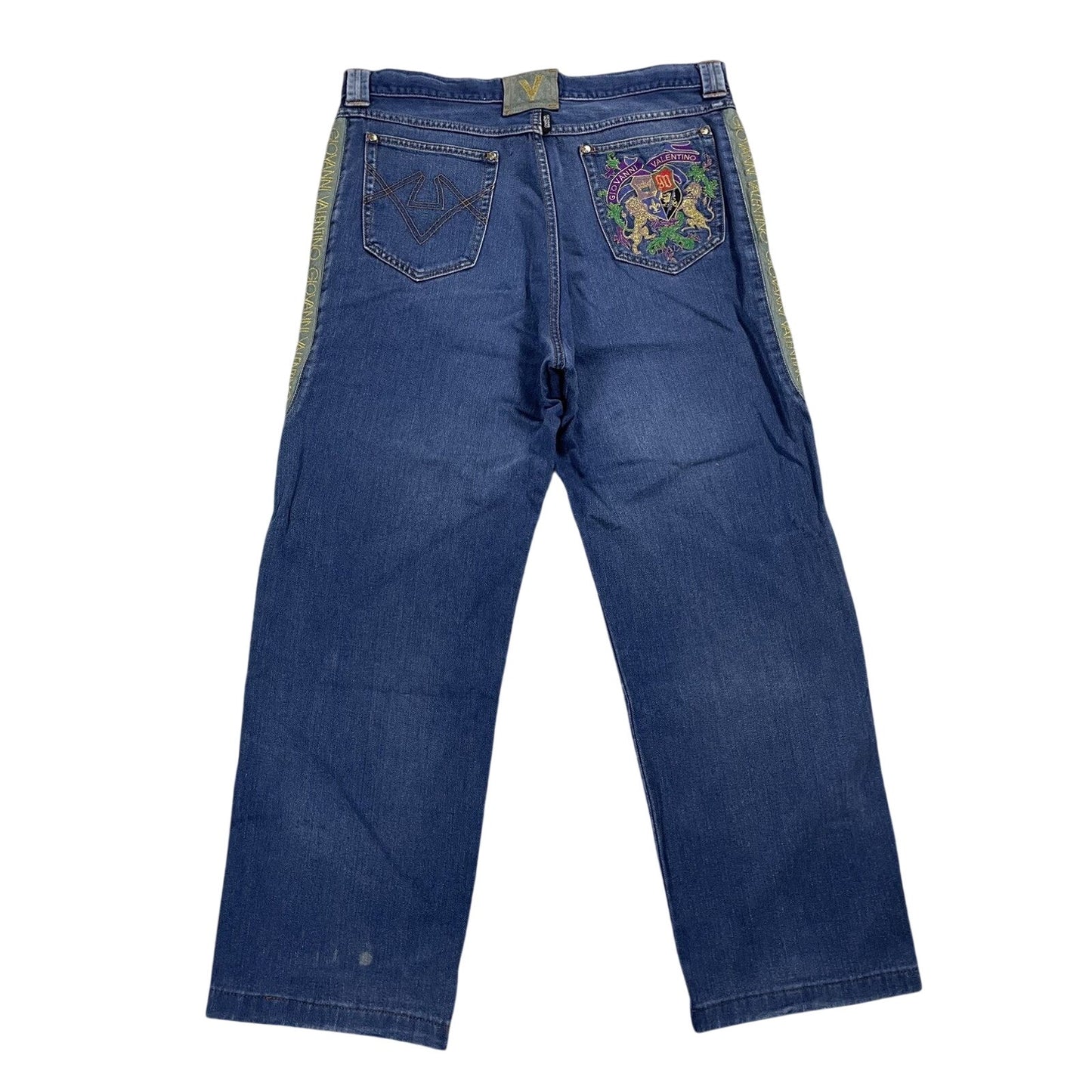 Giovanni Valentino Jeans vintage baggy embroidery