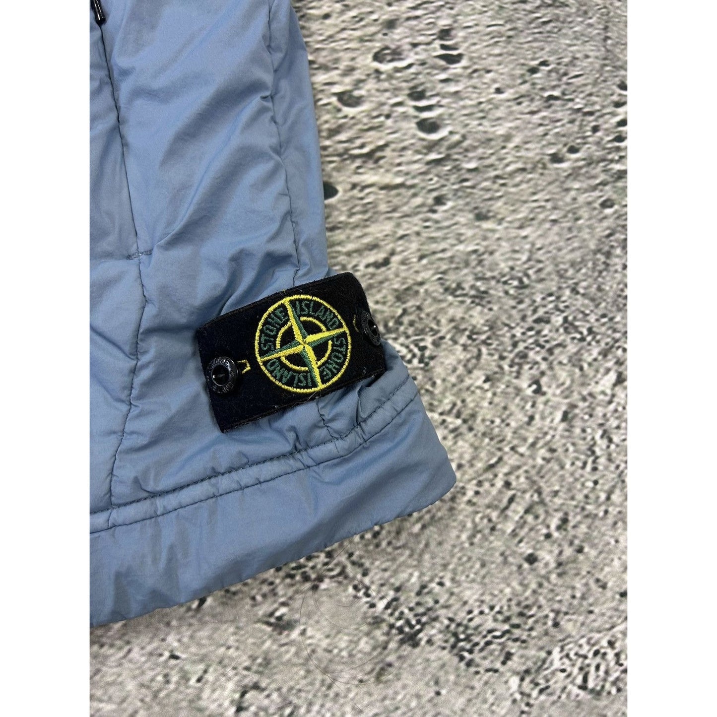 Stone Island vest baby blue gillet with badge