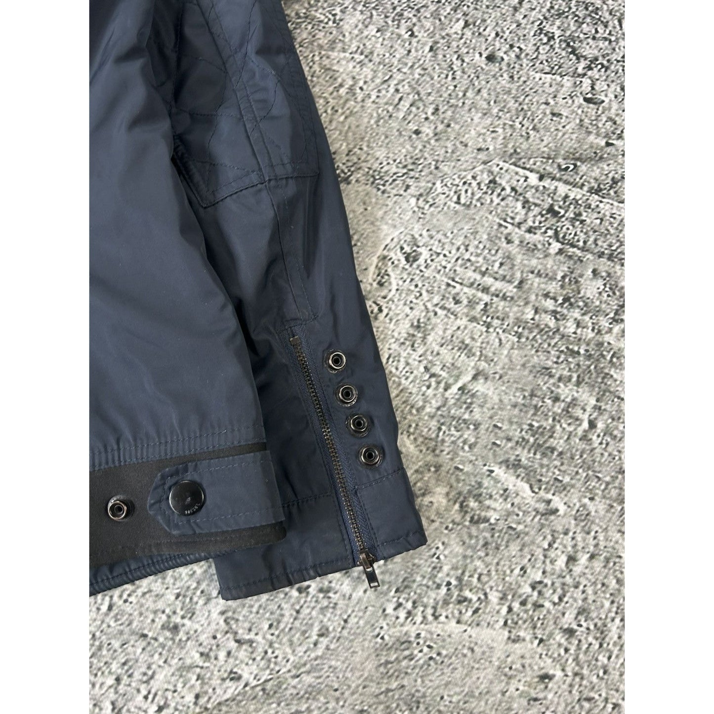 Diesel nylon jacket navy blue bomber vintage Y2K