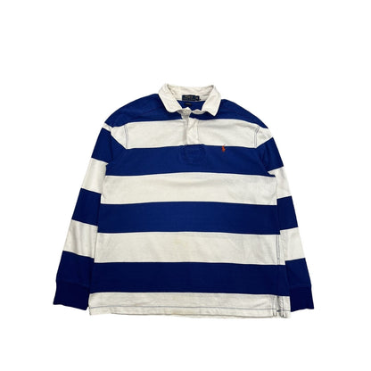 Chief Keef Polo Ralph Lauren striped longsleeve blue white