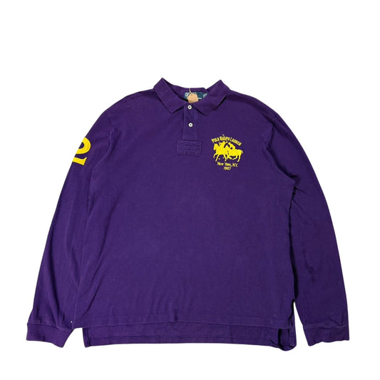 Chief Keef Polo Ralph Lauren longsleeve purple big pony